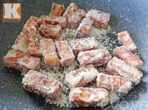 Làm mứt khoai lang không cần nước vôi trong - 5