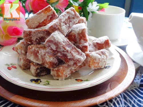 Làm mứt khoai lang không cần nước vôi trong - 7