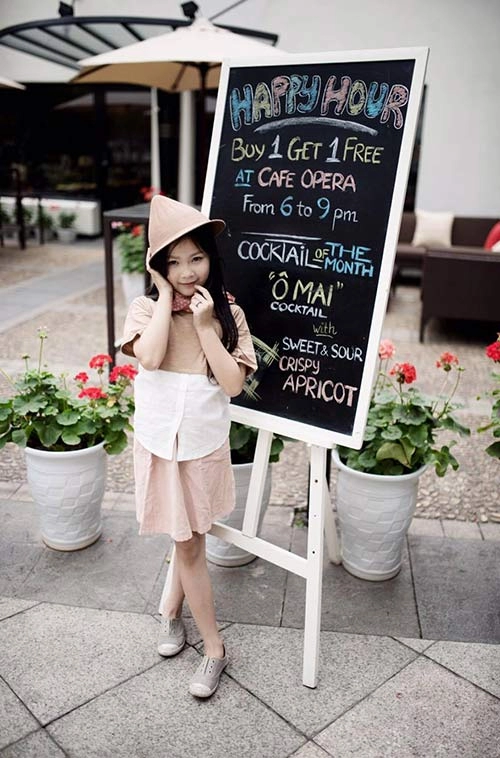 ngất ngây bé gái hà nội 8 tuổi xinh như hotgirl đàn chị - 9