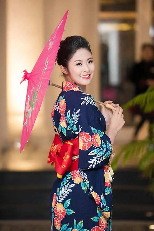 Ngọc hân tú anh hóa thiếu nữ nhật bản xinh đẹp - 6