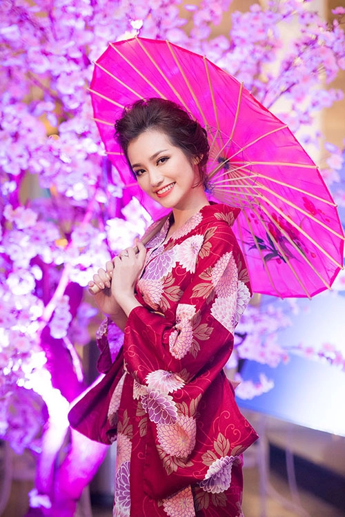 Ngọc hân tú anh hóa thiếu nữ nhật bản xinh đẹp - 16