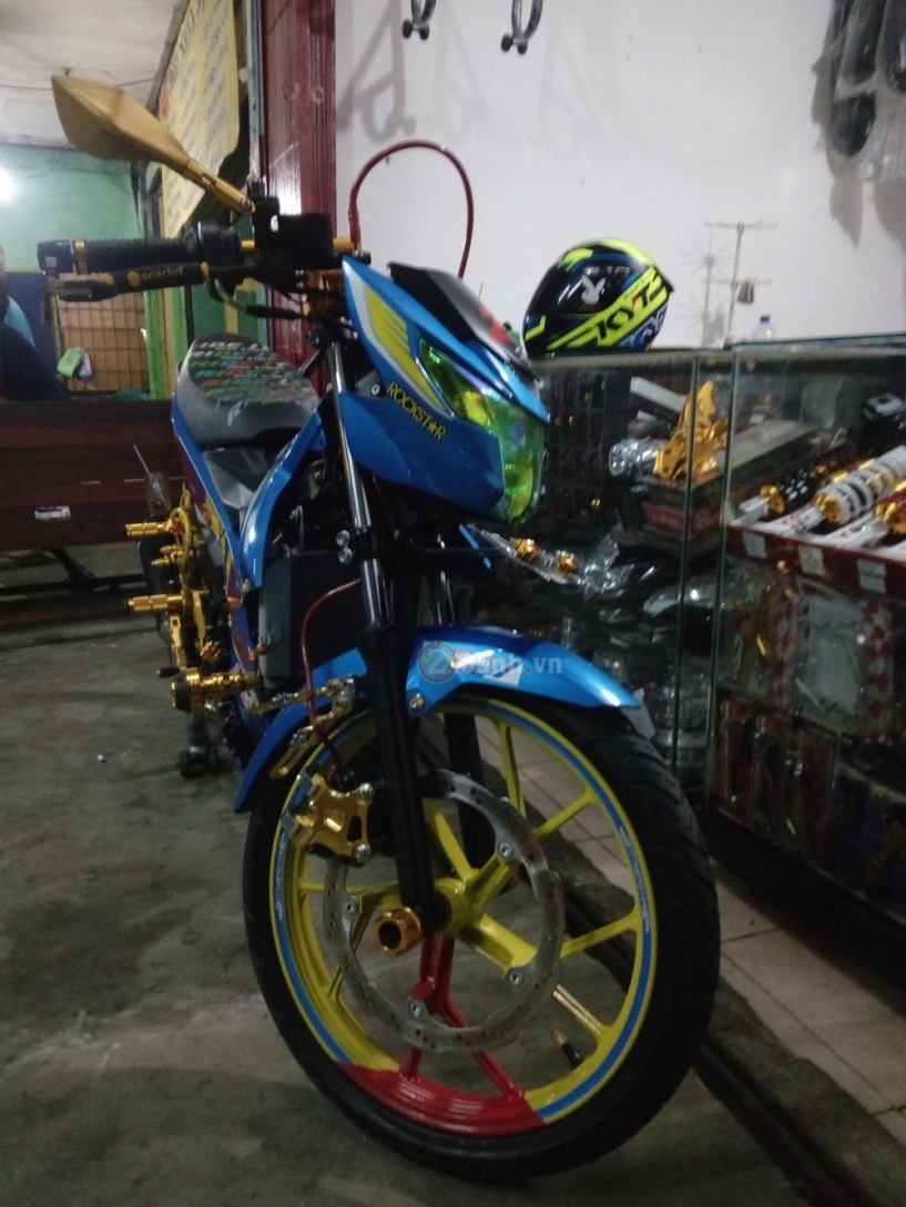 Satria f150 fi độ lung linh với rất nhiều đồ chơi chất - 7
