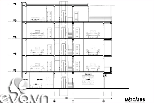 Thiết kế nhà ở kết hợp cho thuê trên đất 72m2 - 1