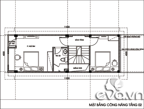 Tư vấn xây nhà ống 44m2 xinh xắn - 2