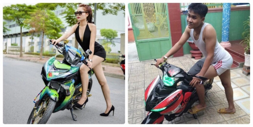 Vài hình ảnh cosplay vui trên exciter 150 vớichủ xe - 3