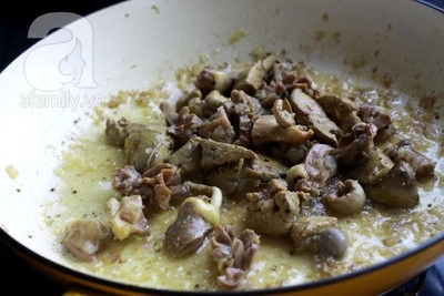 Bún xào lòng gà đổi món cho bữa sáng - 11