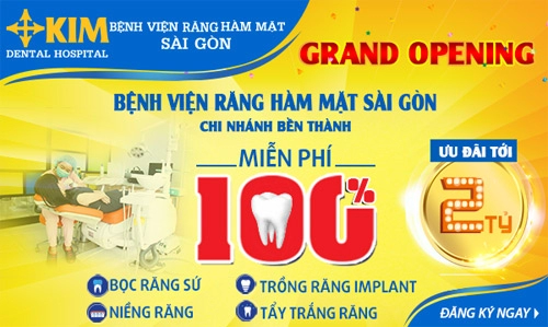 Ưu đãi 2 tỷ mừng khai trương bệnh viện răng hàm mặt sài gòn chi nhánh bến thành - 1