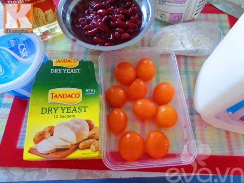 Bánh bao nhân đậu đỏ trứng muối siêu hấp dẫn - 1