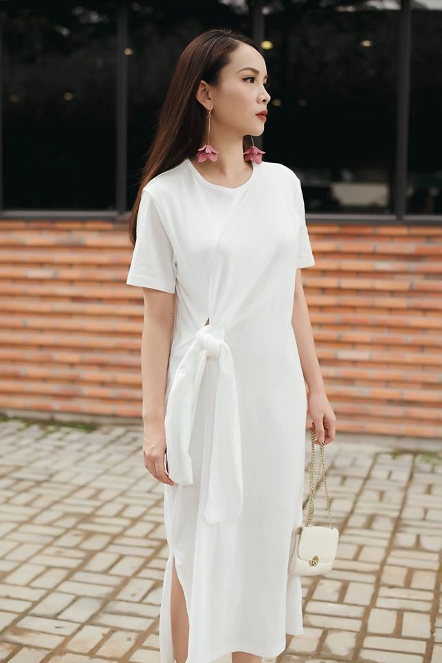 Cặp chị em sành điệu nhất việt nam mách cách che bụng mỡ hiệu quả từ váy áo giá rẻ - 11