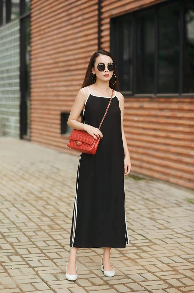 Cặp chị em sành điệu nhất việt nam mách cách che bụng mỡ hiệu quả từ váy áo giá rẻ - 14