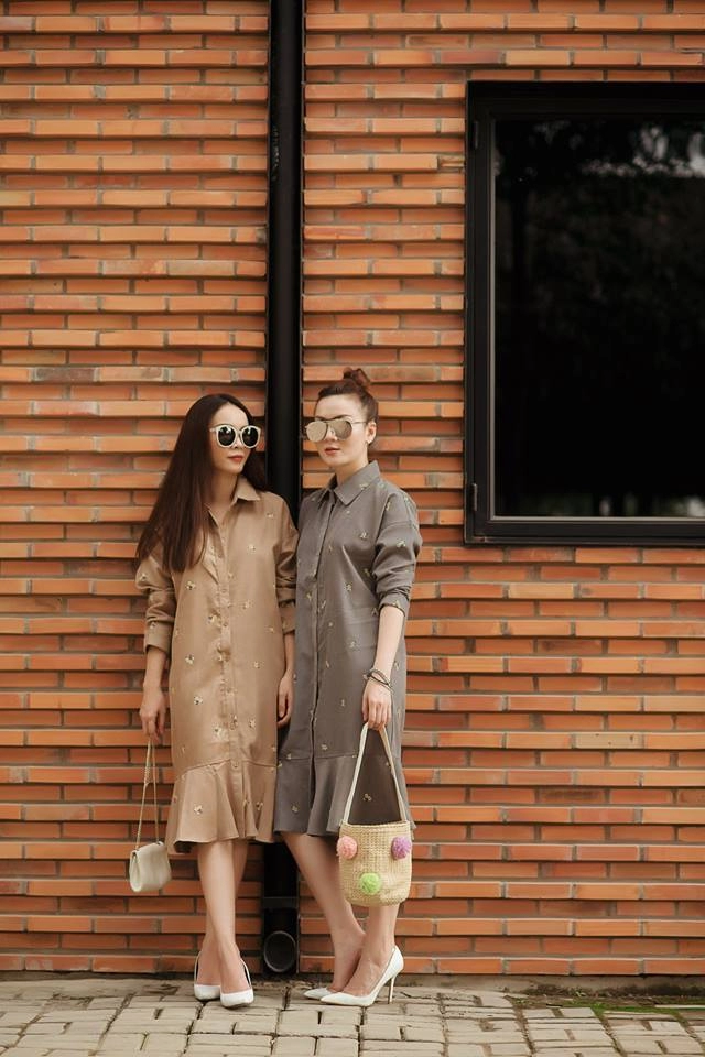 Cặp chị em sành điệu nhất việt nam mách cách che bụng mỡ hiệu quả từ váy áo giá rẻ - 16