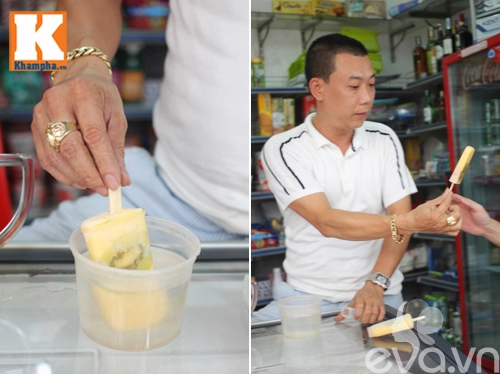 Độc đáo kem hoa quả lạ miệng ngon mắt trên phố hàng mành - 6