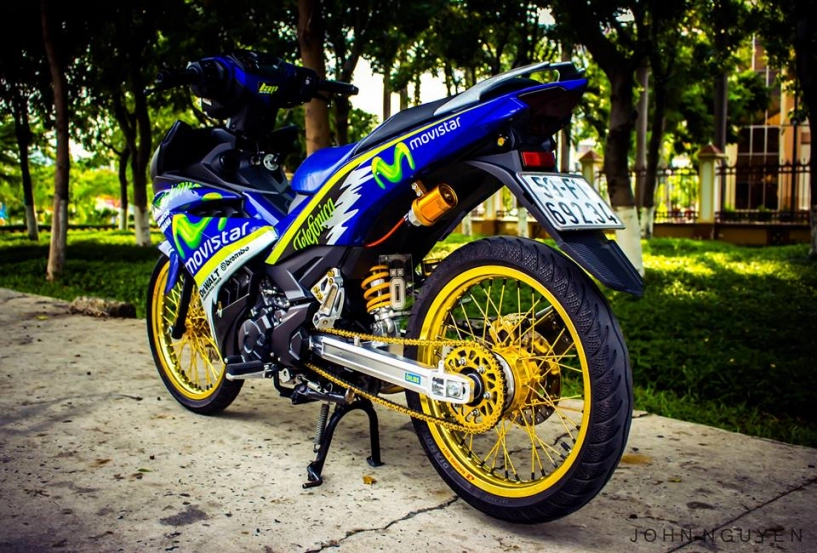 Exciter 150 độ drag phong cách movistar 46 edition - 12