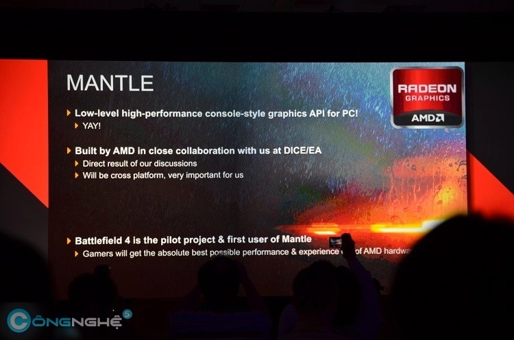 Amd ra mắt mantle tối ưu hóa sức mạnh của gpu