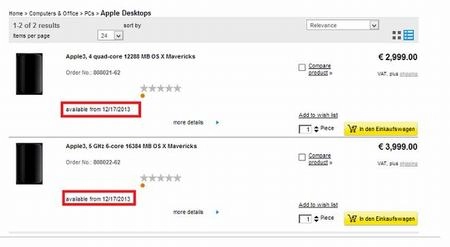 Apple bán máy tính hình trụ mac pro 2013 vào 1712