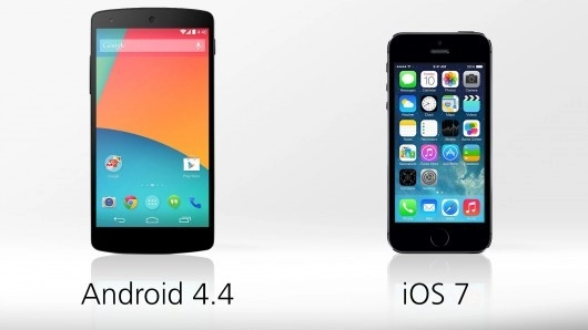 Apple iphone 5s đọ sức google nexus 5