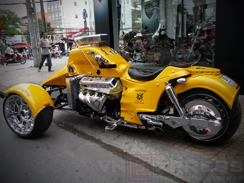 Boss hoss trikebike 8200 phân khối độc nhất việt nam
