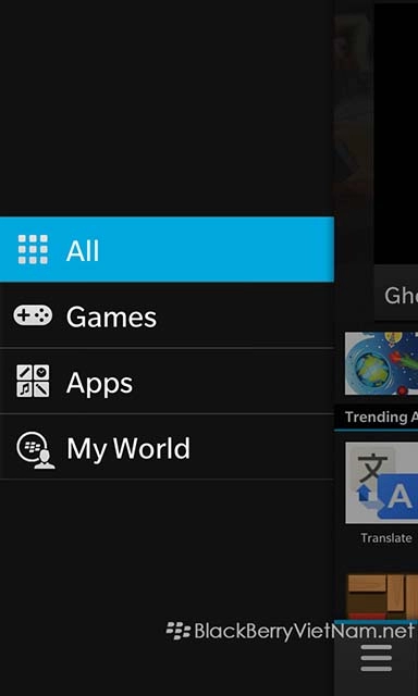 Cách cài đặt ứng dụng cho blackberry 10