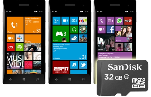 Cài đặt ứng dụng từ thẻ microsd lên wp 8