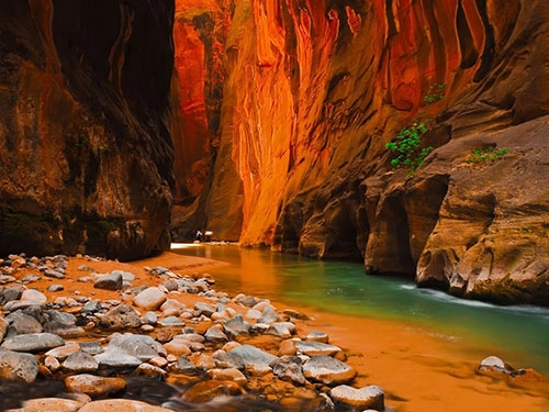 Cảnh quan ngoạn mục ở công viên zion