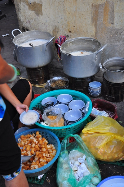 Cháo sườn ấm lòng những ngày đông