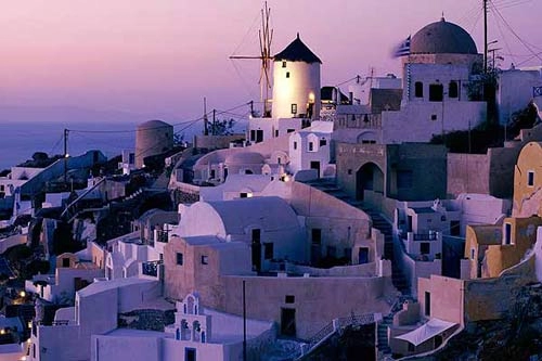 Chiêm ngưỡng nắng vàng - biển xanh santorini