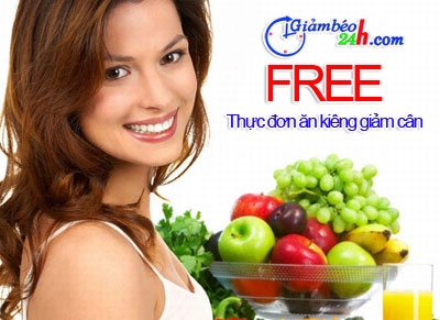 Đảm bảo thực đơn giảm cân hợp lý