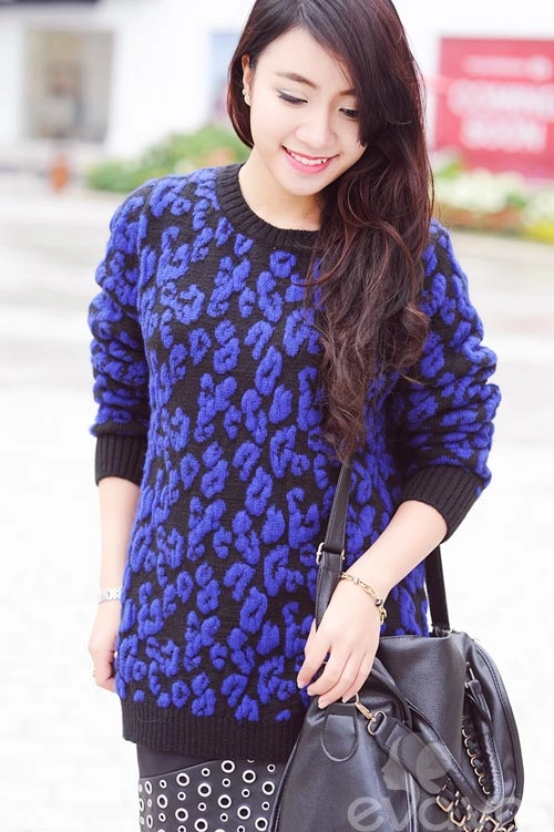 Dễ dàng mặc đẹp mà ấm cùng len oversized