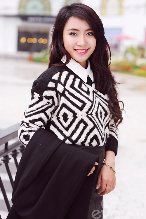 Dễ dàng mặc đẹp mà ấm cùng len oversized