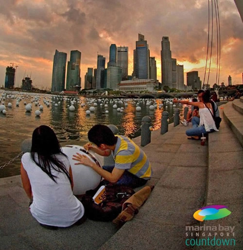 Du lịch singapore - đếm ngược năm mới 2014