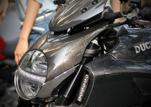 Ducati diavel độ carbon độc nhất việt nam