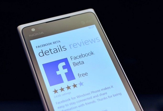 Facebook beta cho windows phone 7x