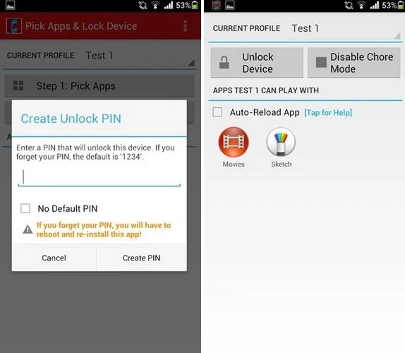 Giới hạn trẻ em khi sử dụng thiết bị di động android