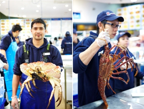Hải sản tươi sống tại chợ cá nổi tiếng nhất sydney