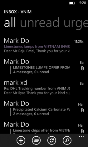 Hướng dẫn cài đặt email tên miền riêng trên windowsphone 8