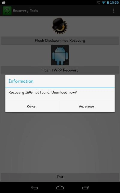 Hướng dẫn cài recovery cho mọi máy android đã root