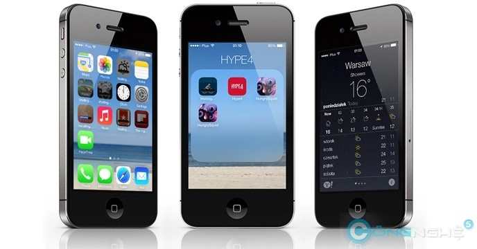 Iphone 4 có gánh nổi ios 7