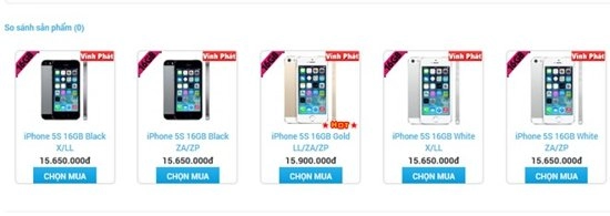Iphone 5s xách tay lần đầu hạ giá xuống dưới 16 triệu đồng