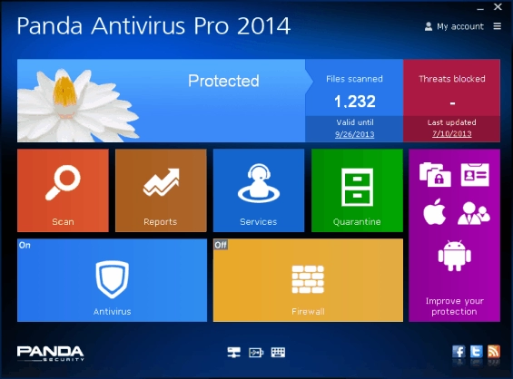 khuyến mãi bảo vệ máy tính với panda antivirus pro 2014