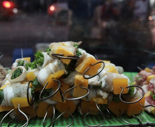 Lai rai đồ nướng ngày rét ở núi trúc