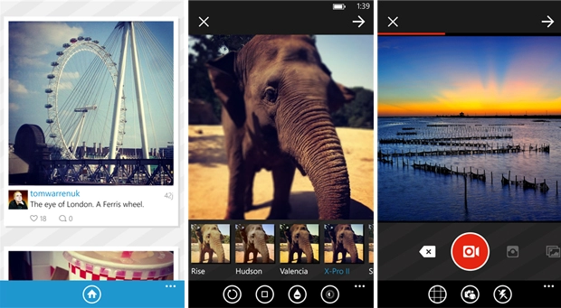 Mang instagram lên windows phone