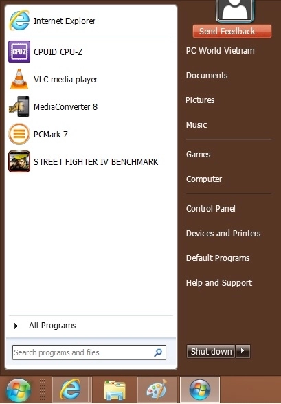 Mang nút start trở lại trên windows 8