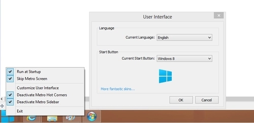 Mang nút start trở lại trên windows 8