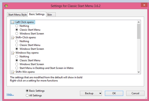 Mang nút start trở lại trên windows 8