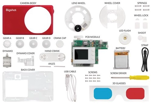 Máy ảnh tự lắp ráp giúp vừa học vừa chơi