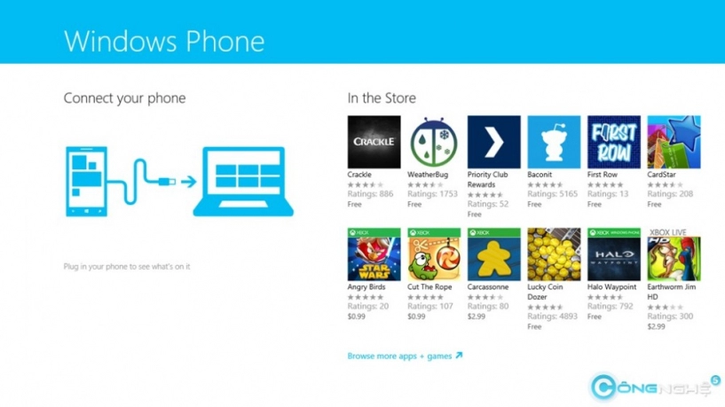 Microsoft muốn gộp chung windows store và windows phone store