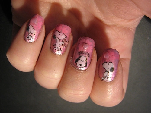 Nail họa tiết hoạt hình ngộ nghĩnh