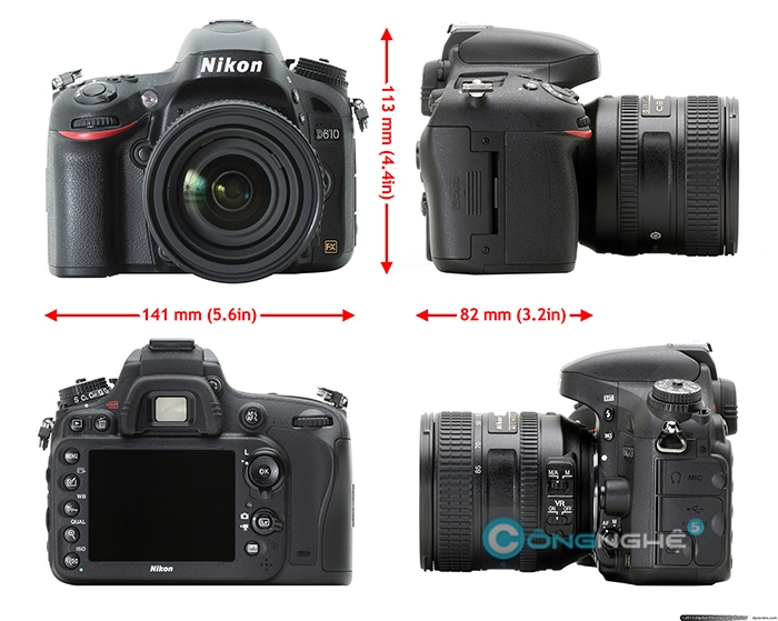 Nikon d610 mới thế chỗ d600