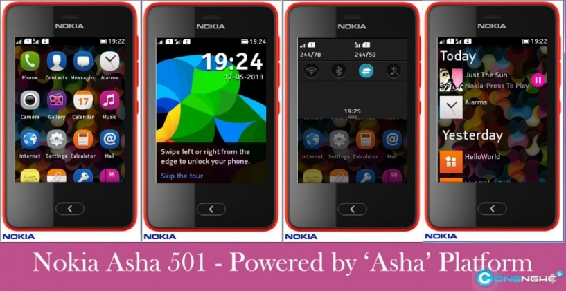 Nokia asha 501 cạnh tranh trực tiếp với android tầm thấp