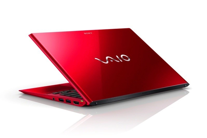 Phiên bản laptop vaio màu đỏ đẹp long lanh của sony